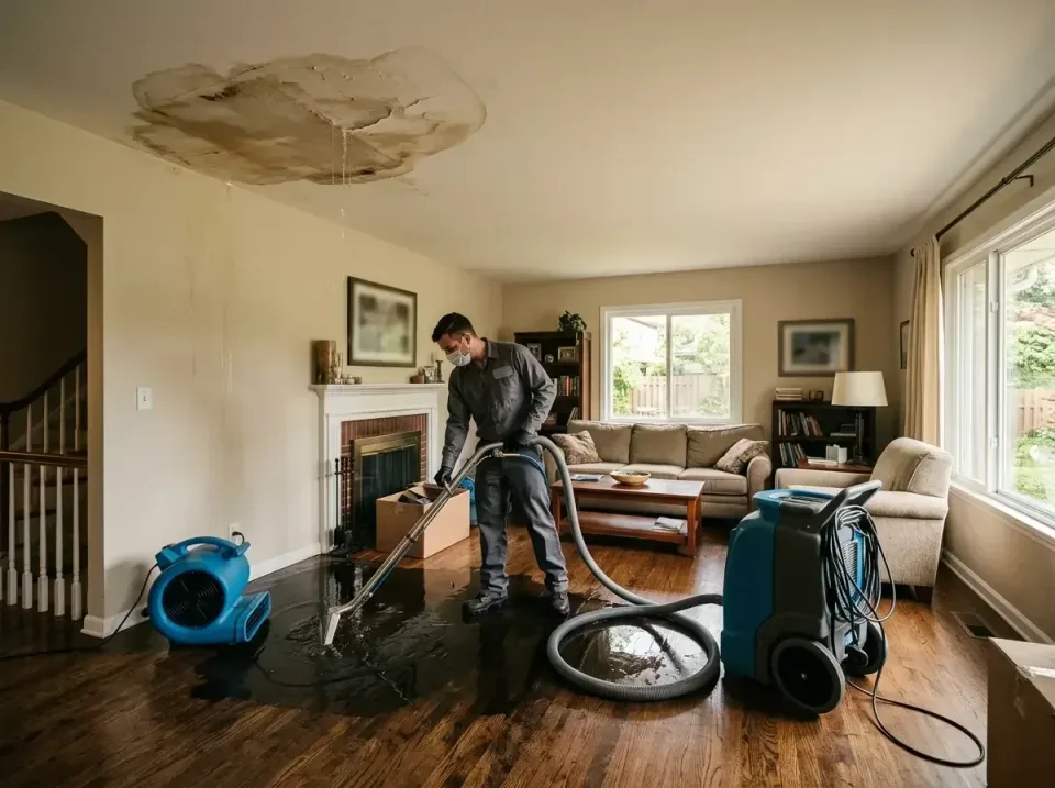 attic-pipe-burst-ceiling-drip-008 — frequently asked questions, Water Damage Restoration & Carpet Care in Stanton, KY